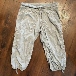 lululemon athletica Light Gray Capris